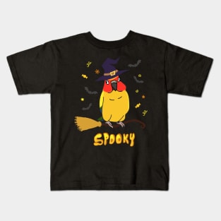 SPOOKY sun conure Kids T-Shirt